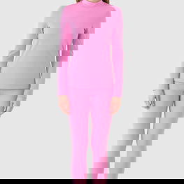 Moteriški termo marškinėliai iš sintetinės medžiagos, fuksijos spalvos 4F