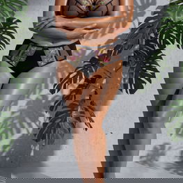 Kelnaitės brazilietiško stiliaus, 90 % poliamidas Gorsenia