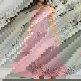 Vakarinė suknelė moterims iš poliesterio su elastanu