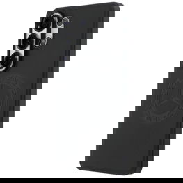 Dėklas Samsung Galaxy S26 Ultra, juodas, Mercedes Vintage Logo