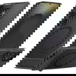 MagRack MagSafe dėklas Samsung Galaxy S26 Ultra, matinė juoda — Tech-Protect