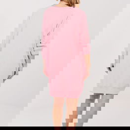 Moteriška suknelė kelio ilgio iš medvilnės ir elastano