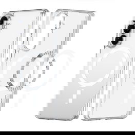 Dux Ducis Clin Mag dėklas, suderinamas su MagSafe — Samsung S26, skaidrus