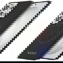 Dėklas MagSafe Samsung Galaxy S26 Ultra juodas Guess