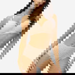 Liemenėlė moteriška smėlio spalvos su lankeliais Fuller