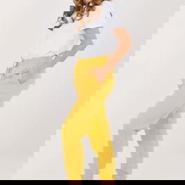 Kelnės moteriškos aukštu liemeniu 70 % medvilnės