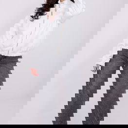 Moteriškas džemperis iš medvilnės su užtrauktuku