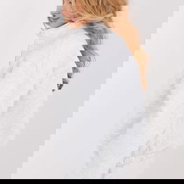 Moteriškas džemperis iš medvilnės su užtrauktuku