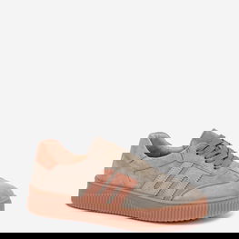 Sportbačiai moteriški iš natūralios zomšos žali Delyssia