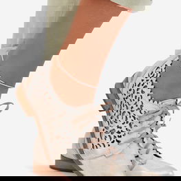 Moteriški pusbačiai iš natūralios odos auksiniai Zazoo