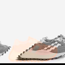 Moteriški sportiniai batai iš zomšos, masyvi platforma D&A