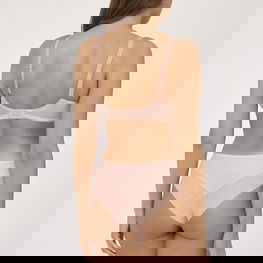 Moteriškos kelnaitės su nėriniu abrikosinės