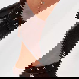 Moteriškos šlepetės iš zomšos su stulpelio kulnu ruda D&A