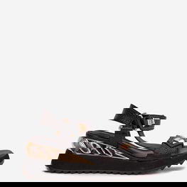 Moteriškos platforminės basutės iš natūralios odos juodos D&A