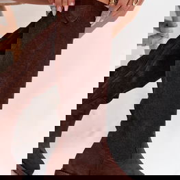 Moteriški aulinukai rudi iš dirbtinės zomšos su nėrinių raštu S.Barski