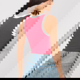 moteriška palaidinė prigludusi su kontrastinėmis apdailomis Sublevel