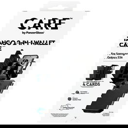 Knygutė 2in1 su kortelių skyriumi Galaxy S26 CARE by PanzerGlass