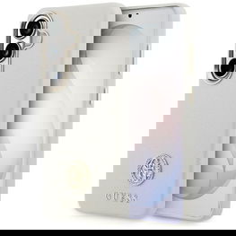 Telefono dėklas MagSafe suderinamas smėlio spalvos Guess