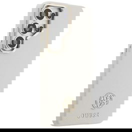 Dėklas MagSafe Samsung Galaxy S26 Ultra kreminės spalvos Guess