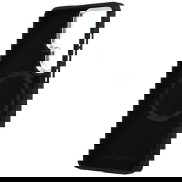 Dėklas Samsung Galaxy S26 Ultra iš dirbtinės odos, rudas Karl Lagerfeld