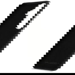 Telefono dėklas Samsung Galaxy S26 juodas Saffiano Karl Lagerfeld