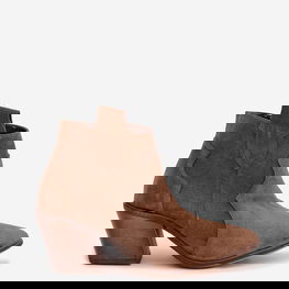 Moteriški zomšiniai aulinukai chaki spalvos Zazoo