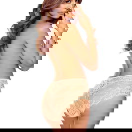 Moteriška kelnaitė iš poliamido, aukštu liemeniu Aurora