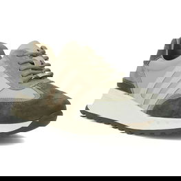 Moteriški sportbačiai iš natūralios odos, žalios spalvos Filippo