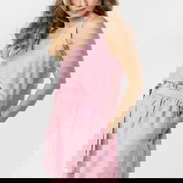 Moteriška palaidinė su V iškirpte ir plonomis petnešėlėmis Awama