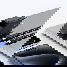 USB-C sieninis įkroviklis su LED ekranu 20W Acefast