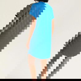 Moteriški naktinukai iš medvilnės trumpomis rankovėmis