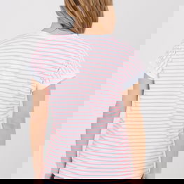 Moteriška palaidinė su juostomis iš medvilnės Relevance