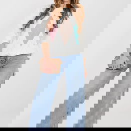 Moteriška palaidinė su 3/4 rankovėmis iš medvilnės su elastanu Relevance