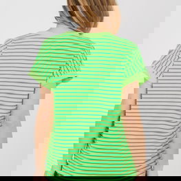 Moteriški marškinėliai su V-kaklu, iš medvilnės Relevance