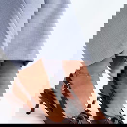 Moteriški sandalai su aukštu kulnu šokolado spalvos