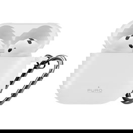 Dėklas AirPods 4 silikoninis baltas Puro