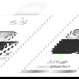 Dėklas AirPods Pro 3 silikoninis juodas Puro