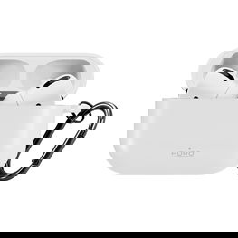 Dėklas AirPods Pro 3 silikoninis baltas Puro