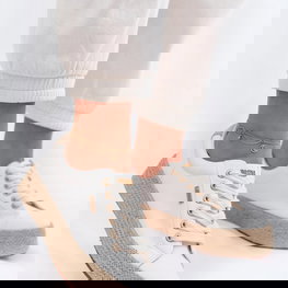 Moteriškos espadrilės ant platformos baltos Big Star