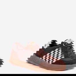 Moteriški sportbačiai iš natūralios odos ir zomšos šokolado spalvos Big Star