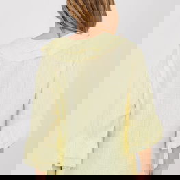 Moteriška palaidinė su jabotu iš viskozės Italy Moda