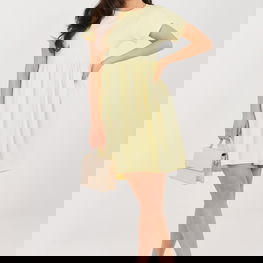 Moteriška dieninė suknelė be užsegimo iš medvilnės Rue Paris