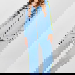 Moteriškos sportinės kelnės aukštu liemeniu su juostomis Rue Paris