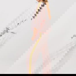 Moteriškas laisvalaikio komplektas aukštu liemeniu su juostele