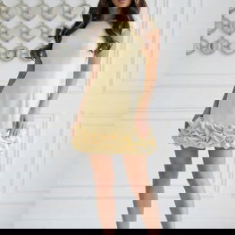 Moteriška mini suknelė su paslėptu užtrauktuku Bicotone