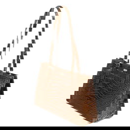 Moteriška rankinė iš natūralios odos su krokodilo raštu Solier