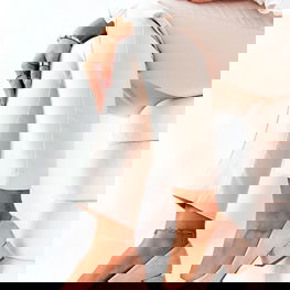 Moteriški pusbačiai iš natūralios odos smėlio spalvos Lewski