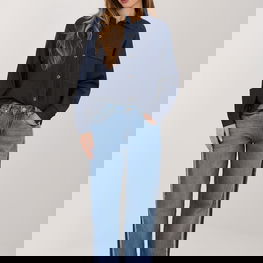 Moteriškos kelnės tiesaus kirpimo su šoninėmis juostomis Sublevel