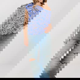 Moteriška palaidinė su raštu iš viskozės Sublevel