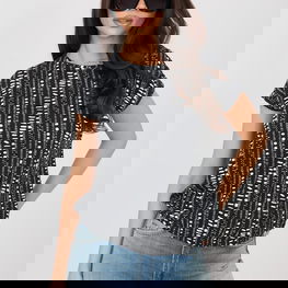 Moteriška palaidinė su raštu iš viskozės Sublevel